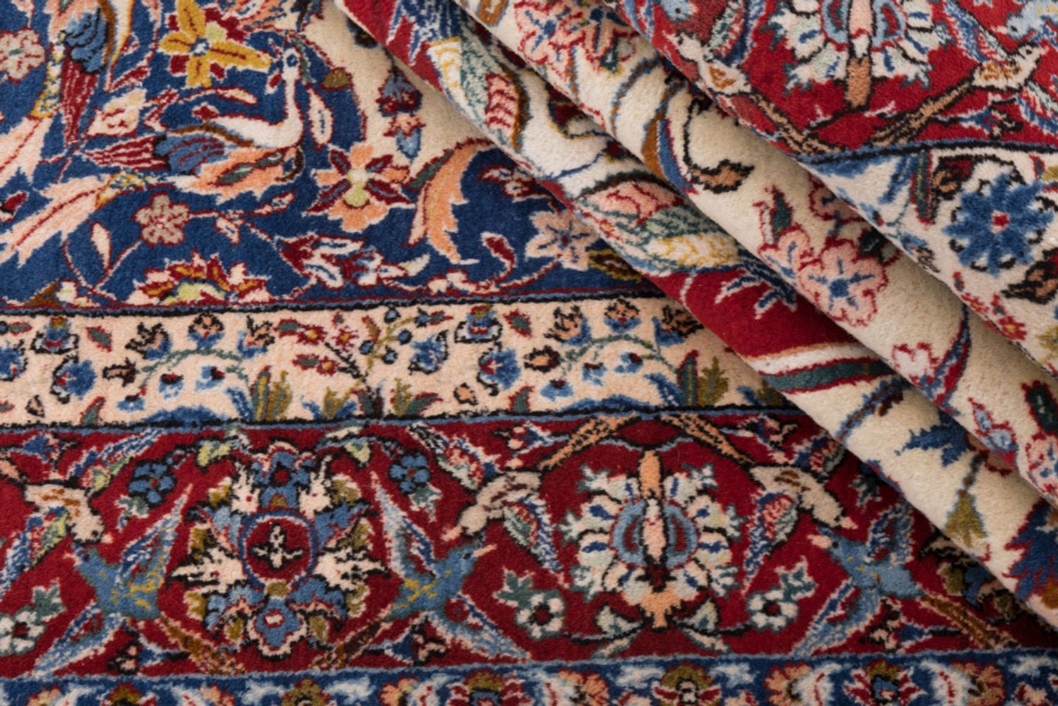 Perský koberec - Isfahán - Premium - 207 x 148 cm - krémová