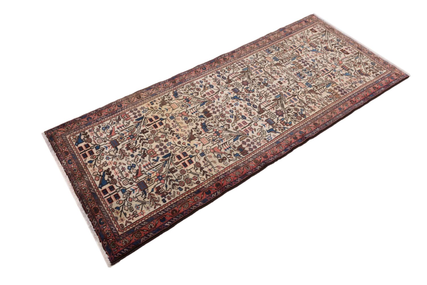 Alfombra de pasillo Alfombra persa - Nómada - 190 x 80 cm - arena