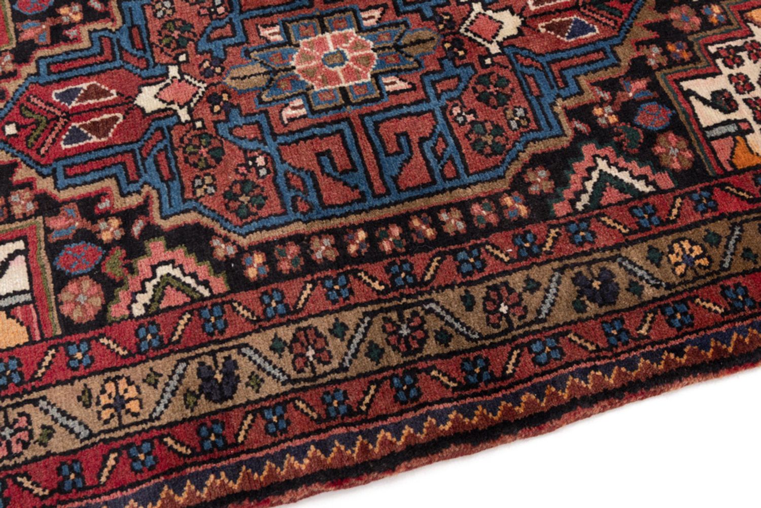 Alfombra persa - Nómada - 135 x 75 cm - óxido