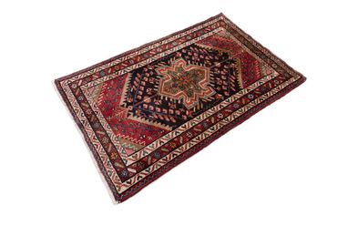 Alfombra persa - Nómada - 130 x 82 cm - multicolor