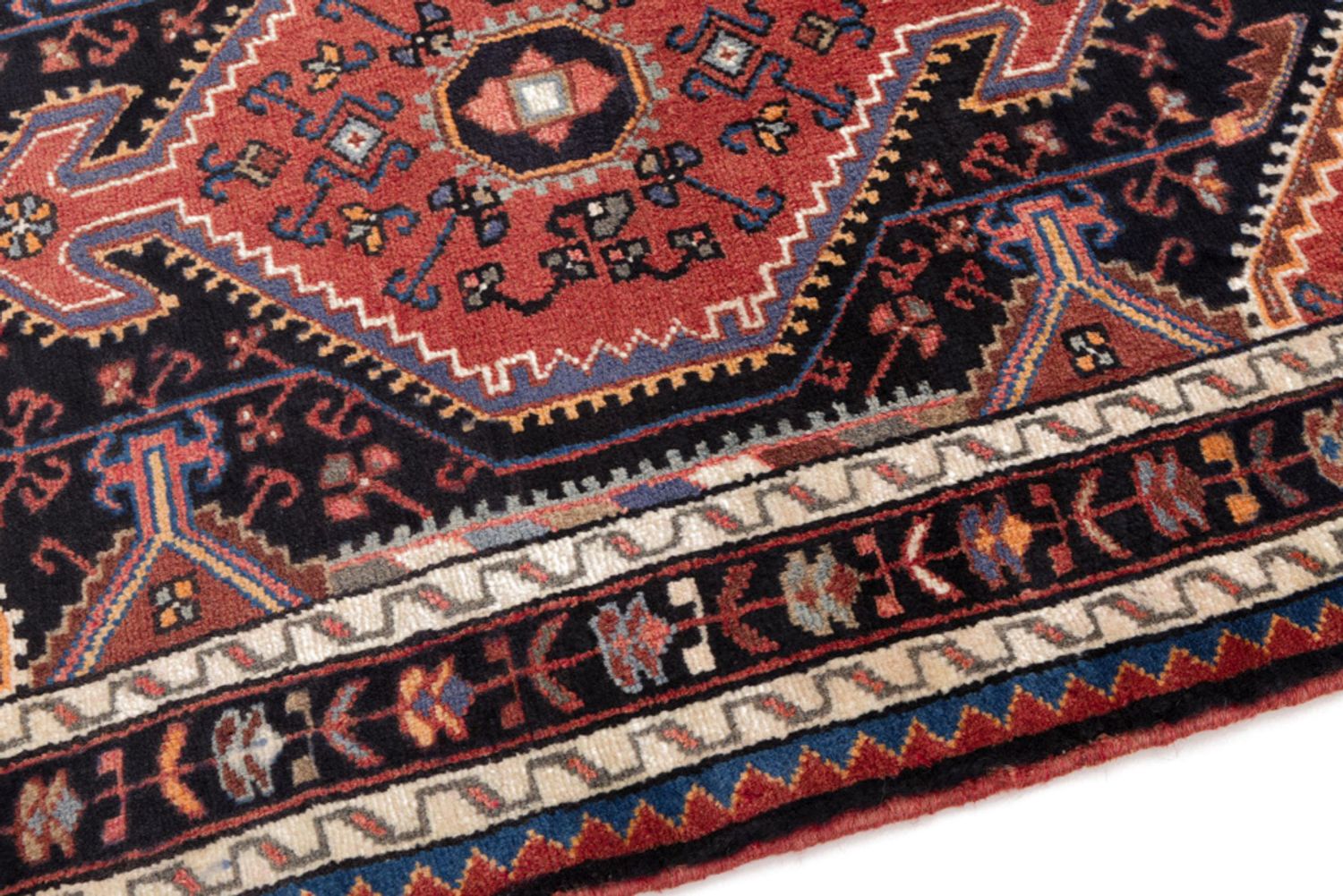 Alfombra persa - Nómada - 130 x 77 cm - óxido