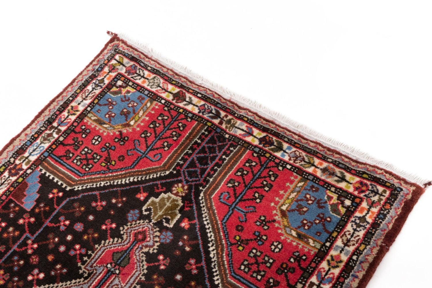 Alfombra persa - Nómada - 125 x 80 cm - rojo