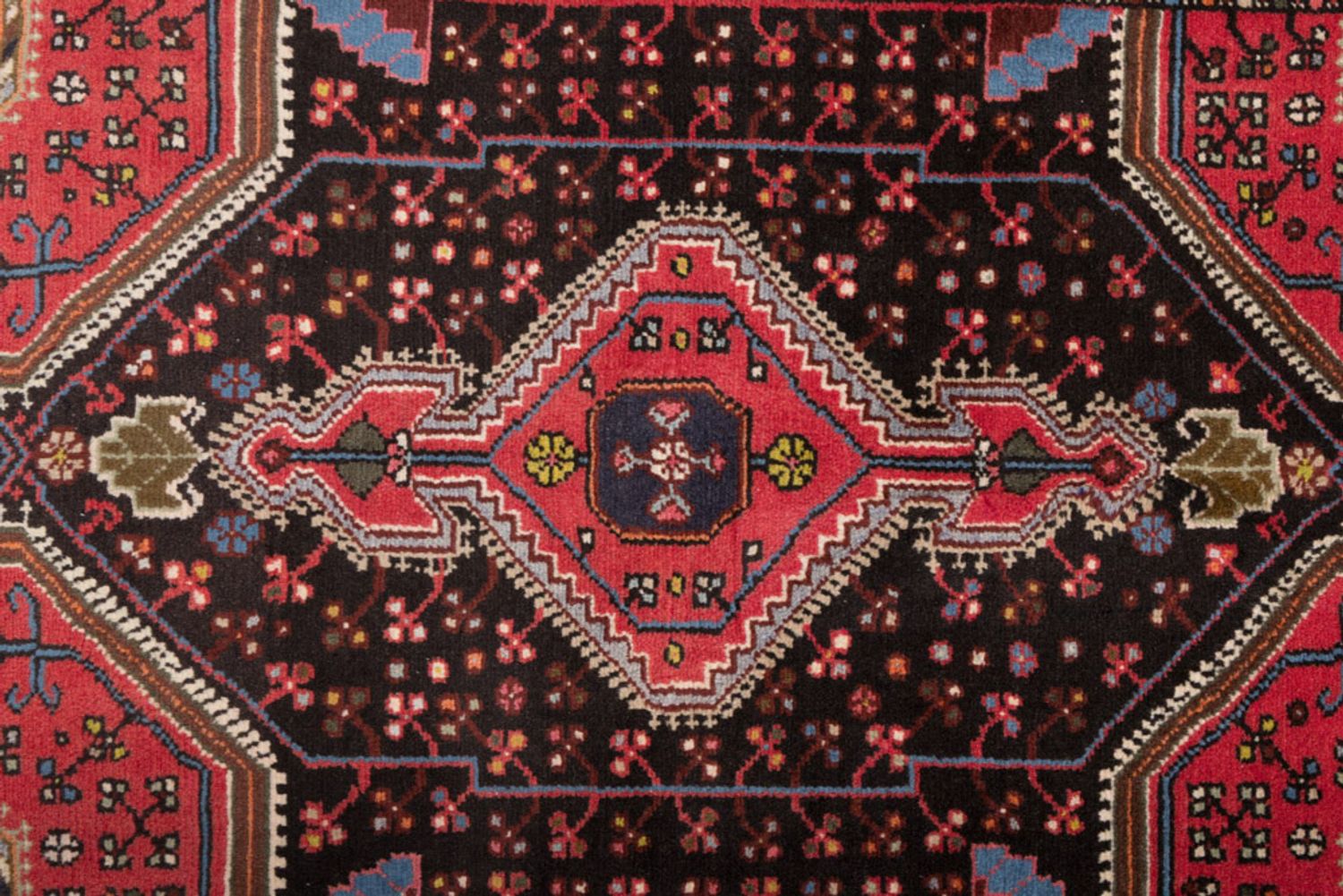 Alfombra persa - Nómada - 125 x 80 cm - rojo