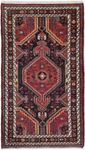 Alfombra persa - Nómada - 135 x 87 cm - rojo oscuro
