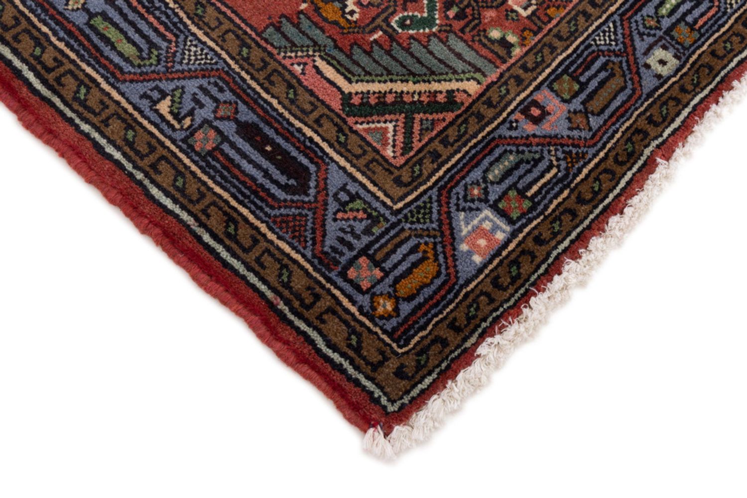 Alfombra persa - Nómada - 130 x 80 cm - rojo oscuro