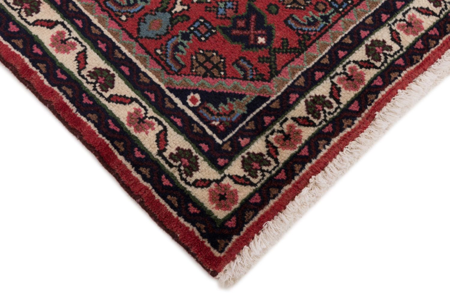 Alfombra persa - Nómada - 130 x 85 cm - rojo oscuro