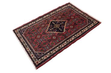 Alfombra persa - Nómada - 130 x 85 cm - rojo oscuro