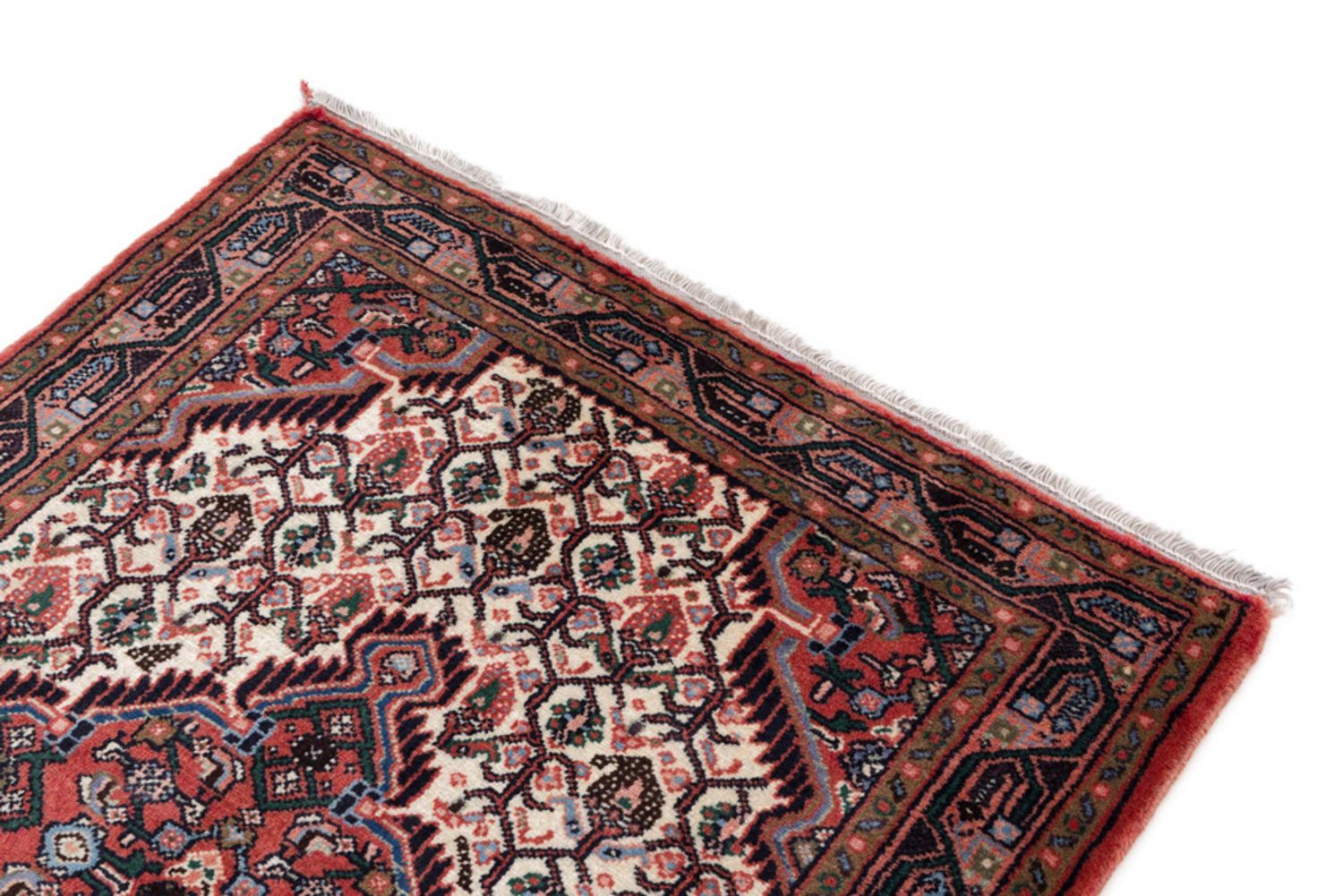 Alfombra persa - Nómada - 120 x 82 cm - crema