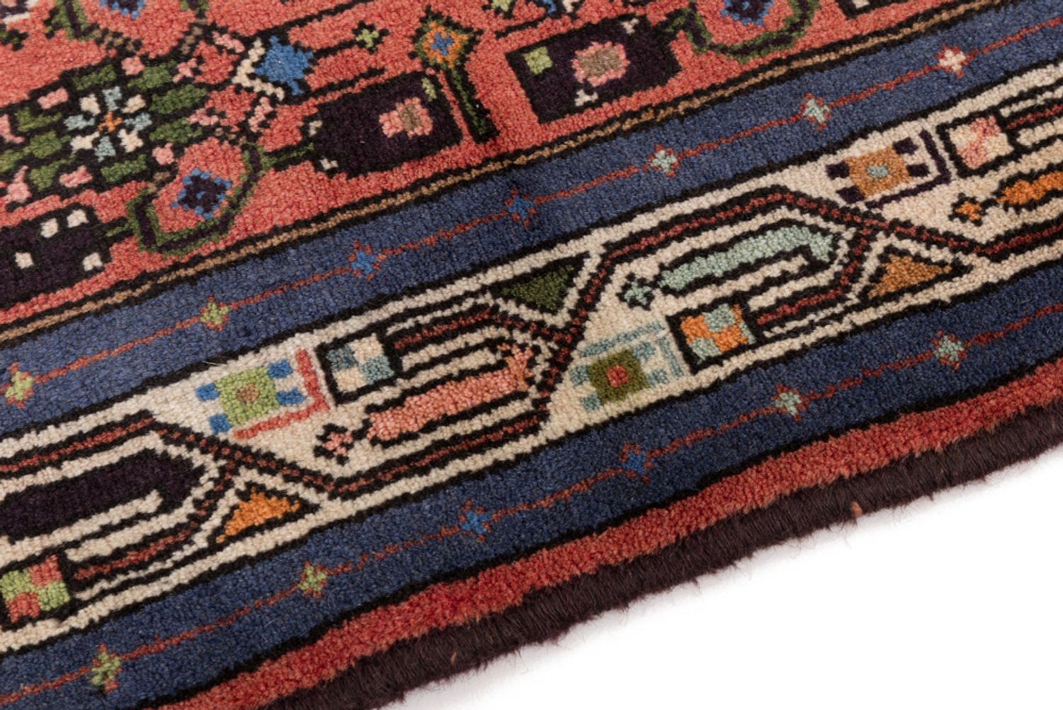 Alfombra persa - Clásica - 138 x 80 cm - rojo claro