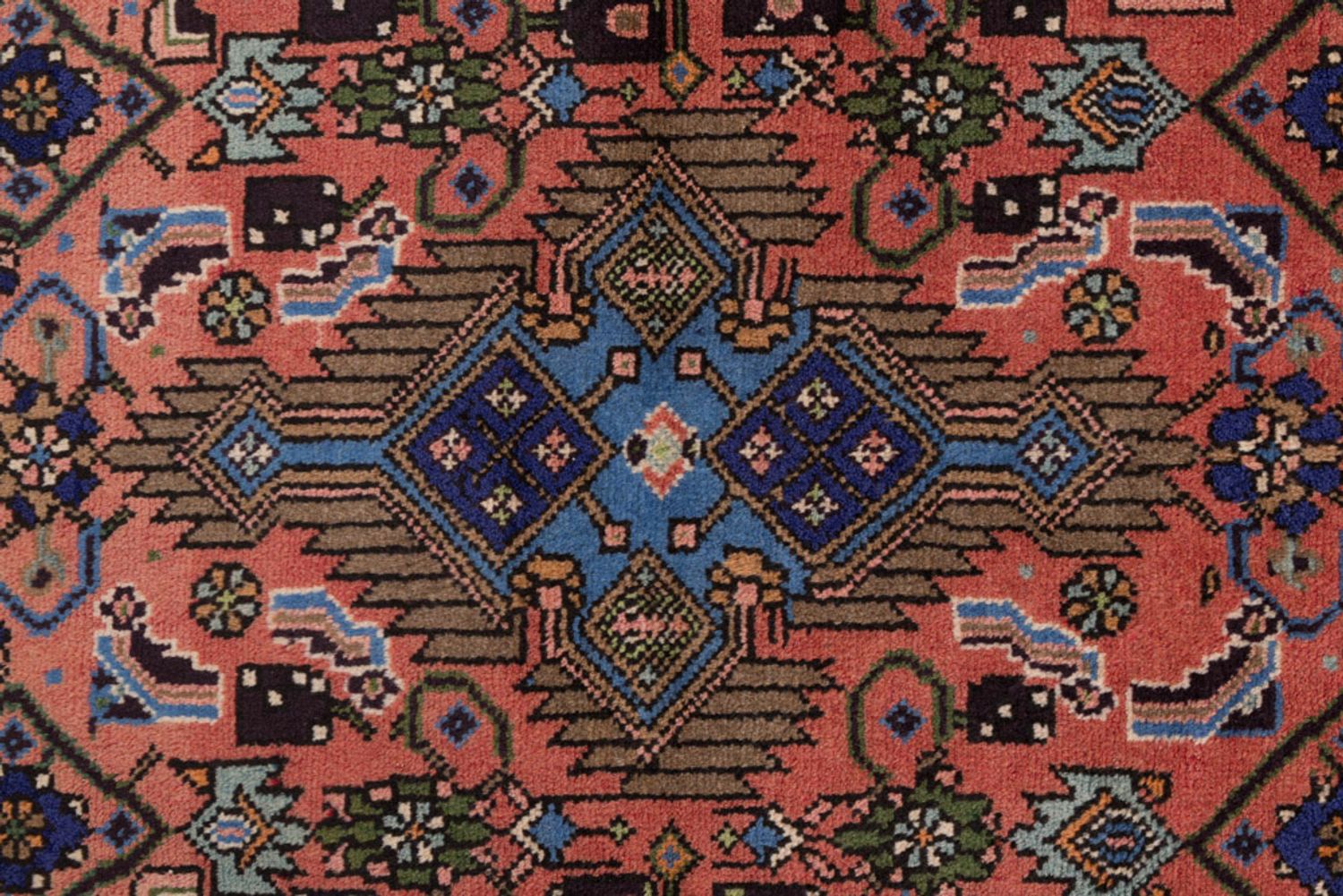 Alfombra persa - Clásica - 138 x 80 cm - rojo claro