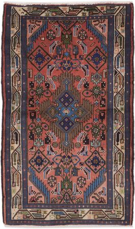 Alfombra persa - Clásica - 138 x 80 cm - rojo claro