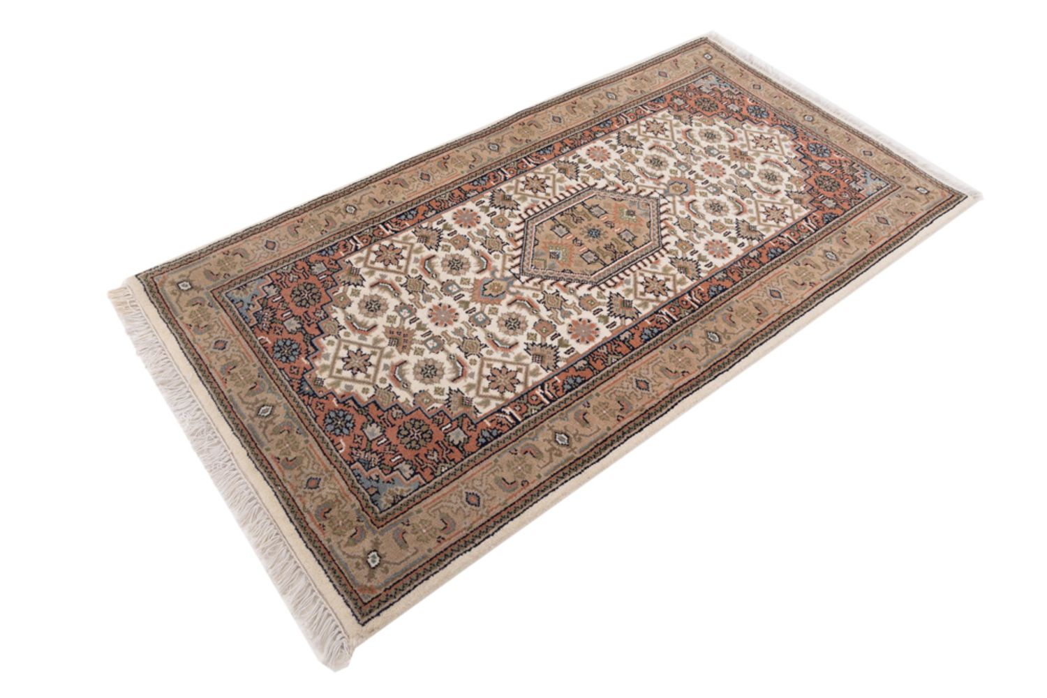 Alfombra oriental - Bidjar - Indus - 138 x 73 cm - arena