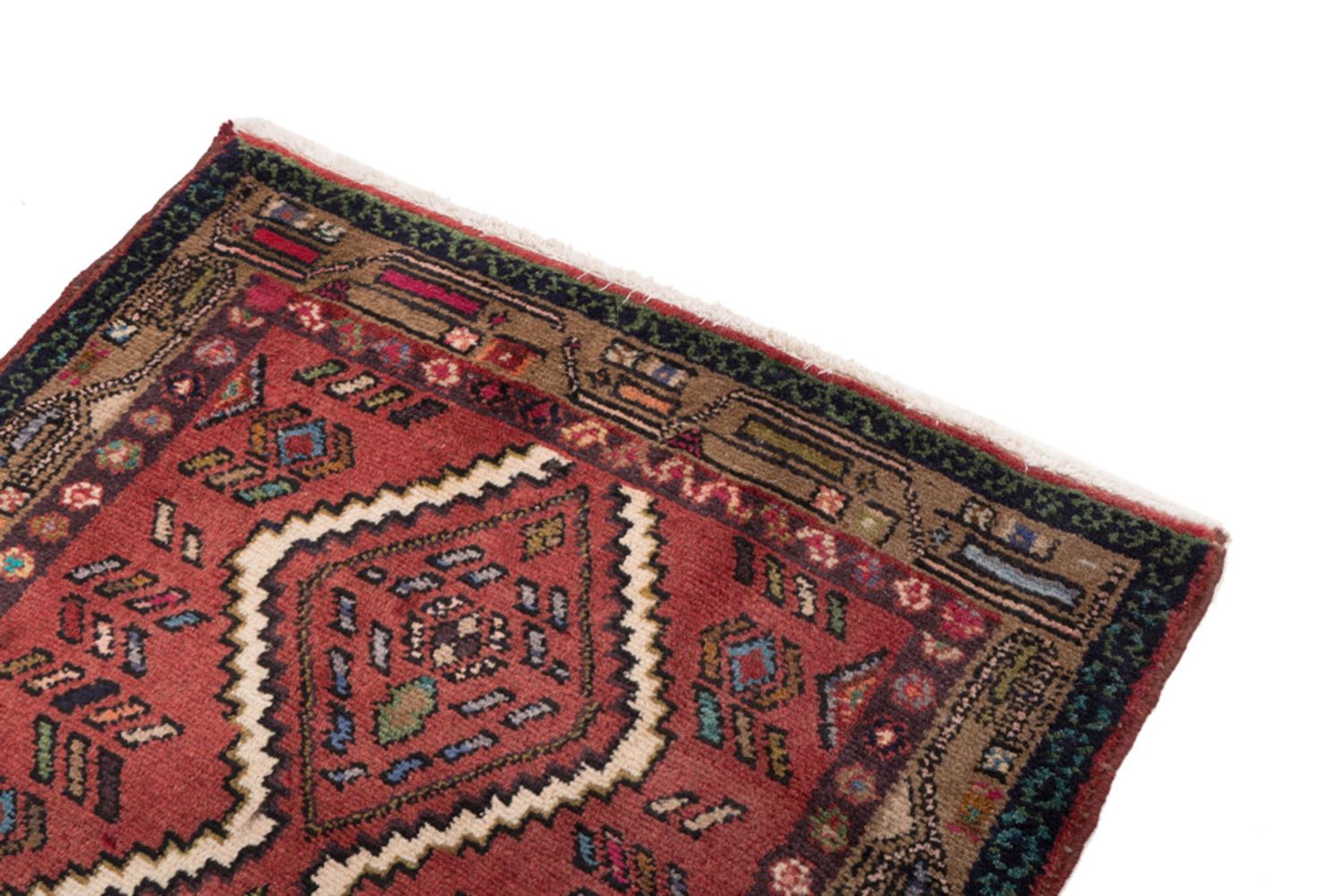 Alfombra persa - Nómada - 130 x 80 cm - rojo