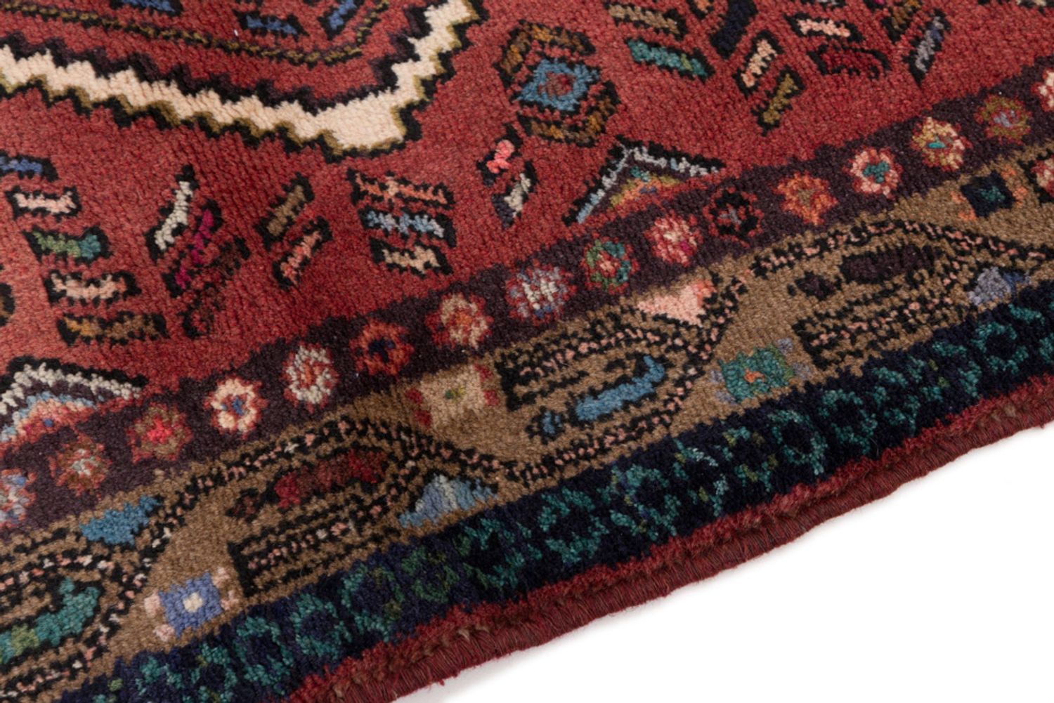 Alfombra persa - Nómada - 130 x 80 cm - rojo