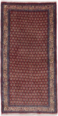 Perský koberec - Mir - 140 x 70 cm - červená