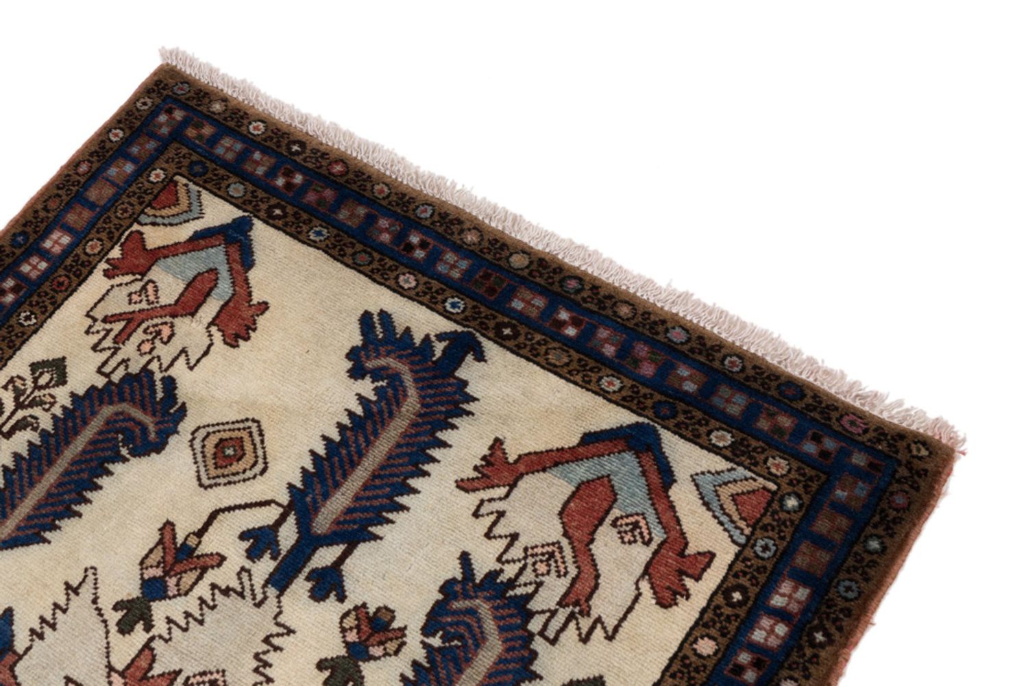 Alfombra persa - Tabriz - 115 x 80 cm - multicolor