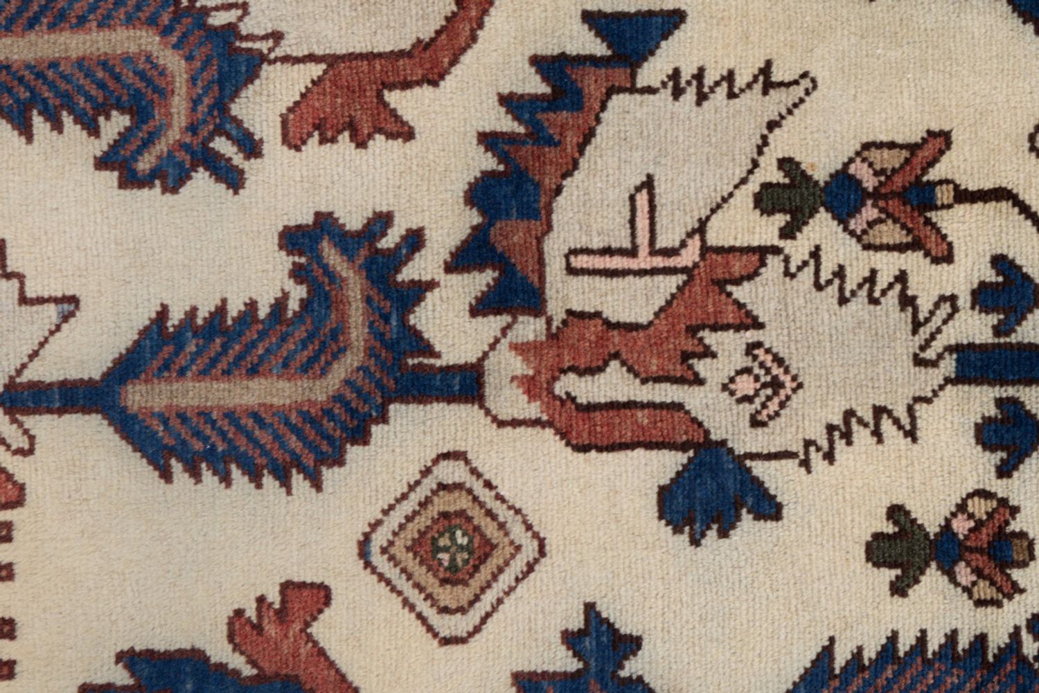 Alfombra persa - Tabriz - 115 x 80 cm - multicolor