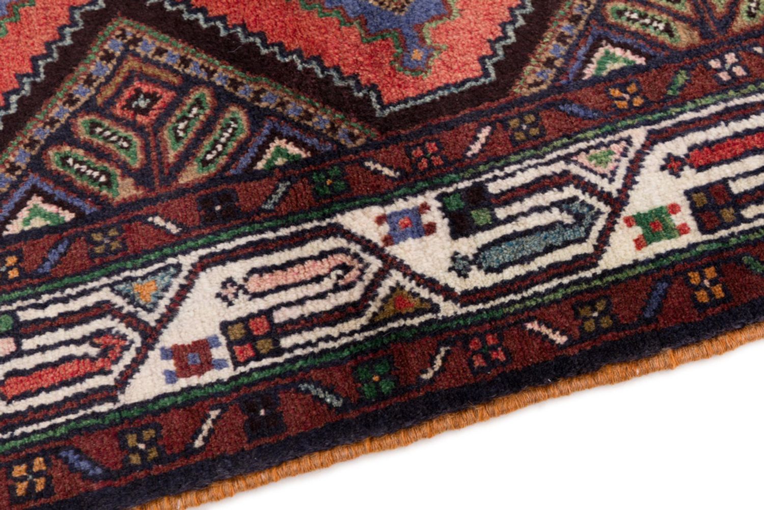 Alfombra persa - Nómada - 135 x 78 cm - multicolor