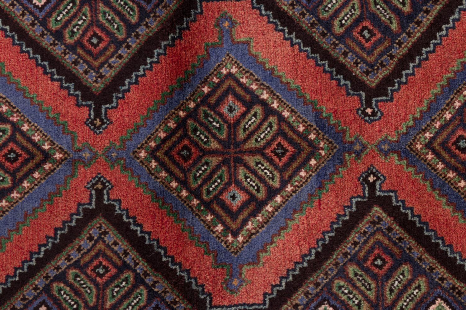 Alfombra persa - Nómada - 135 x 78 cm - multicolor