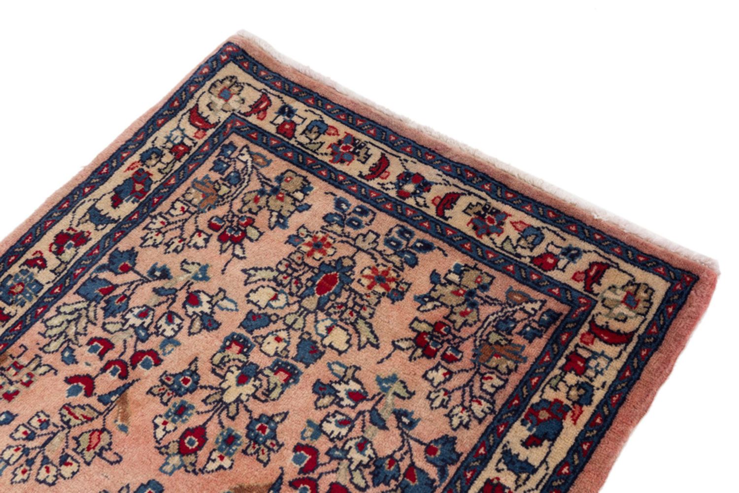 Alfombra persa - Clásica - 135 x 70 cm - rojo claro