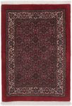 Alfombra persa - Bidjar - 100 x 70 cm - rojo oscuro