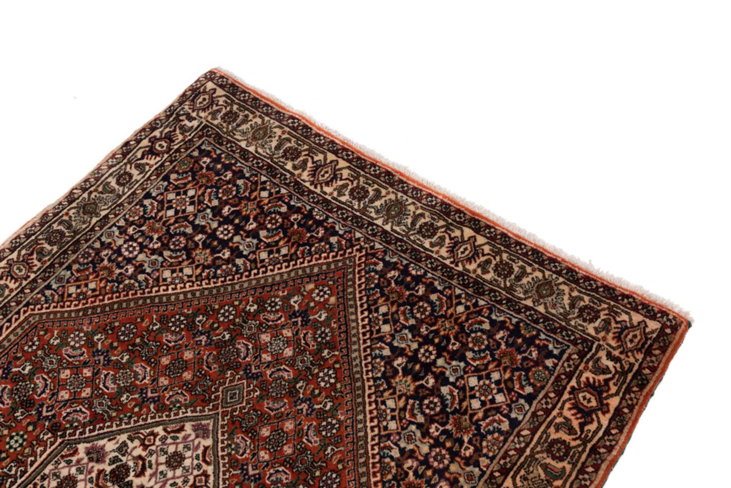 Persisk teppe - Bijar - 140 x 90 cm - mørk beige