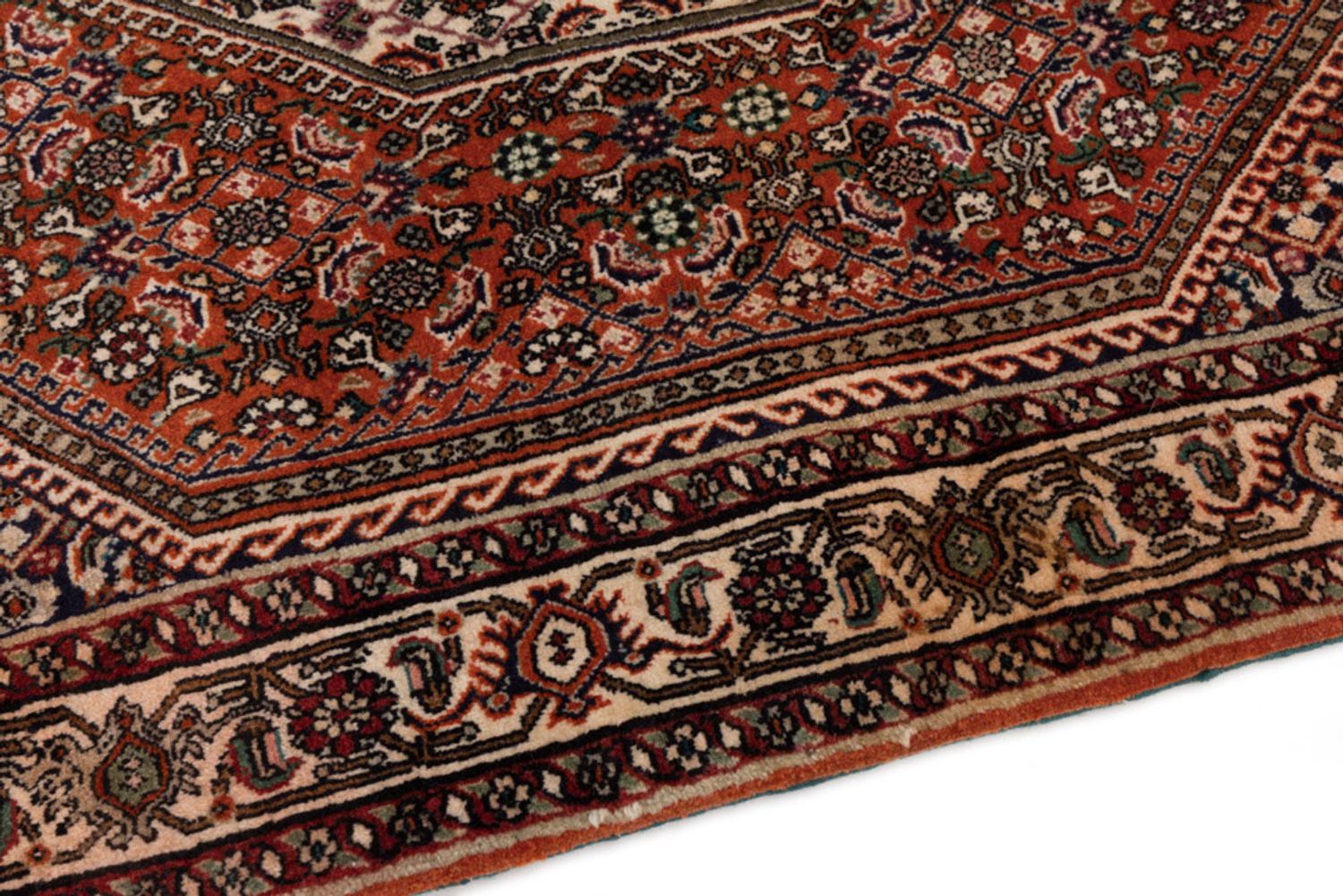 Persisk teppe - Bijar - 140 x 90 cm - mørk beige