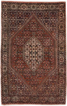 Persisk teppe - Bijar - 140 x 90 cm - mørk beige