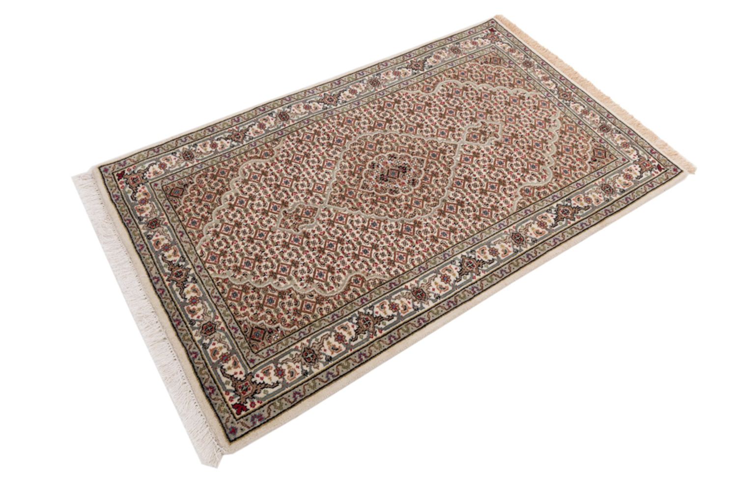 Alfombra oriental - Tabriz - 151 x 94 cm - arena