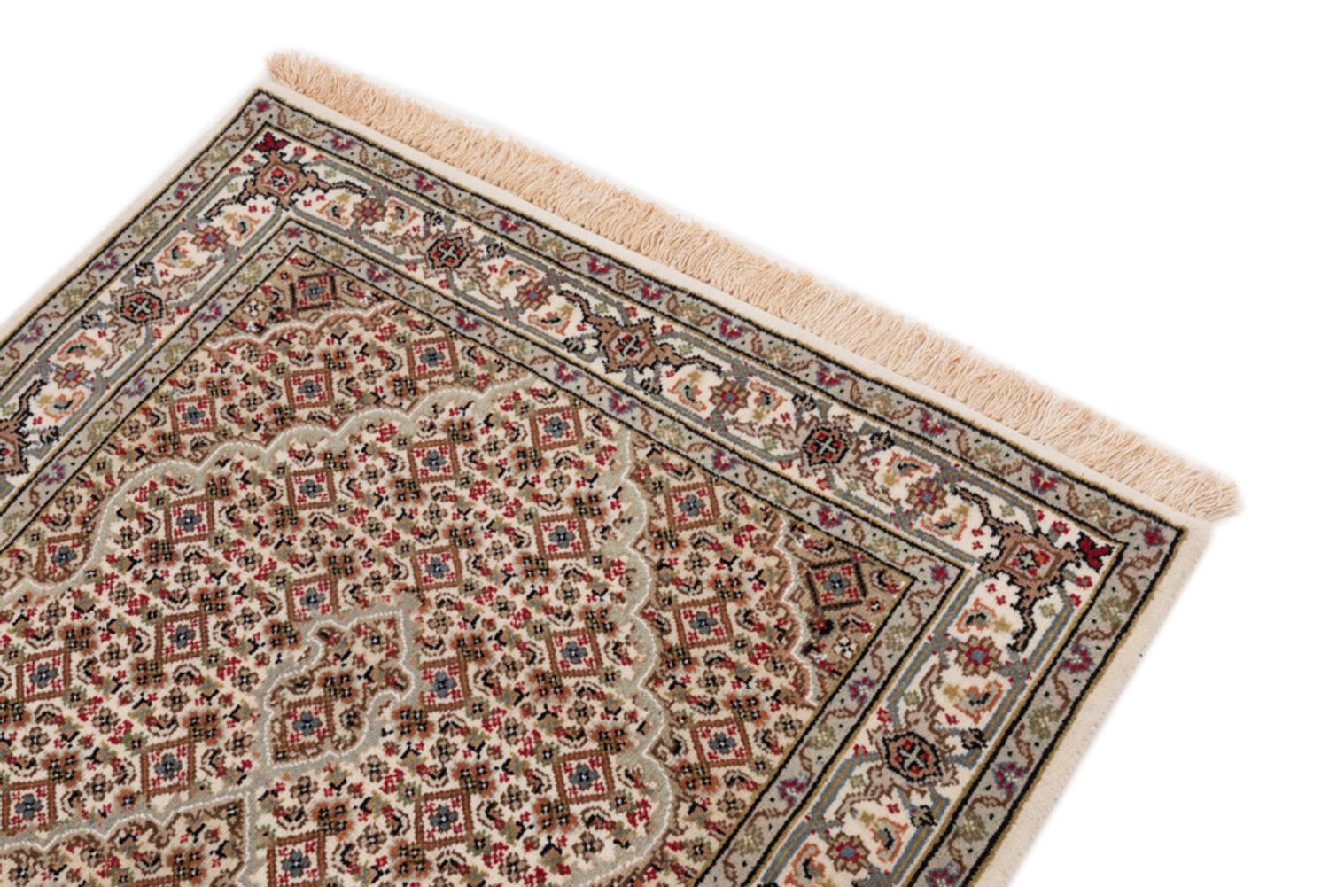 Alfombra oriental - Tabriz - 151 x 94 cm - arena