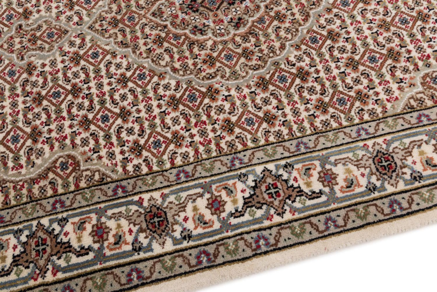 Alfombra oriental - Tabriz - 151 x 94 cm - arena