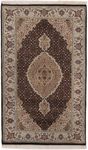 Alfombra oriental - Tabriz - 155 x 95 cm - beige oscuro