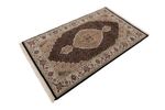 Alfombra oriental - Tabriz - 155 x 95 cm - beige oscuro