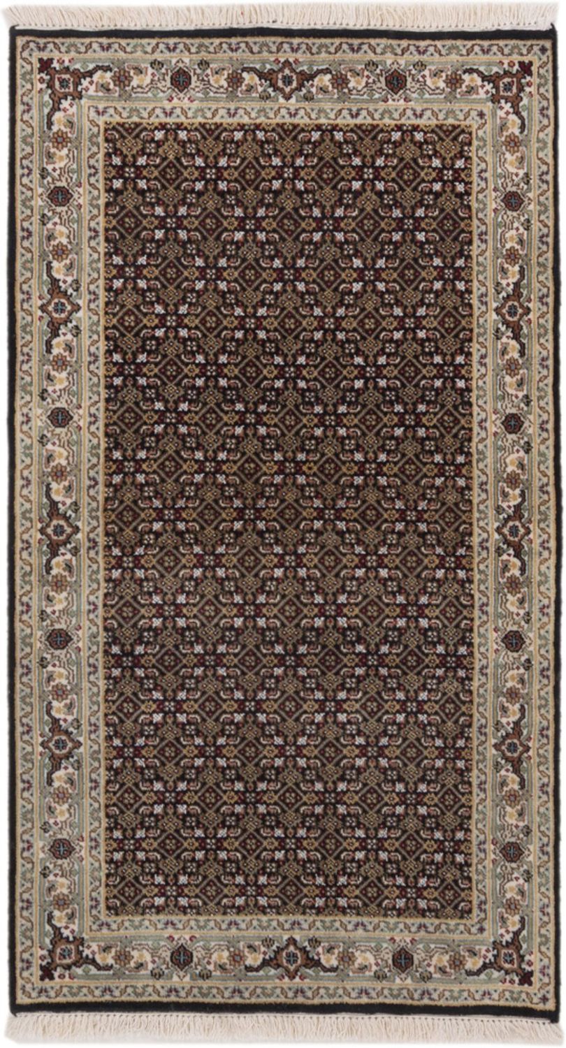 Alfombra oriental - Tabriz - 159 x 93 cm - beige oscuro