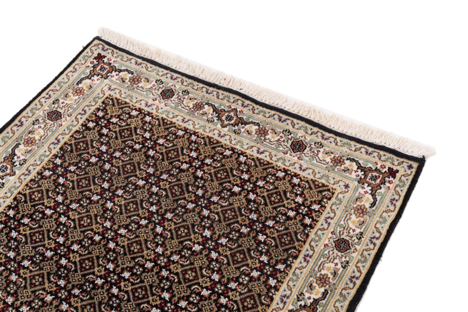 Alfombra oriental - Tabriz - 159 x 93 cm - beige oscuro