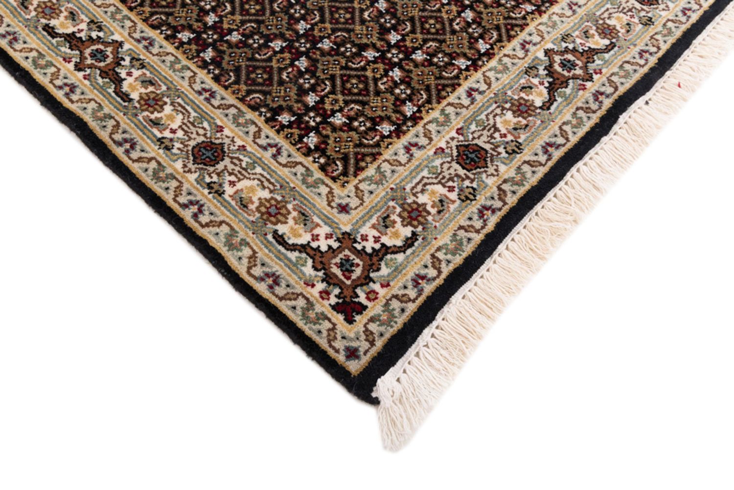 Alfombra oriental - Tabriz - 159 x 93 cm - beige oscuro
