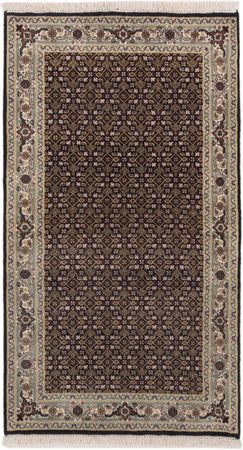 Alfombra oriental - Tabriz - 159 x 93 cm - beige oscuro