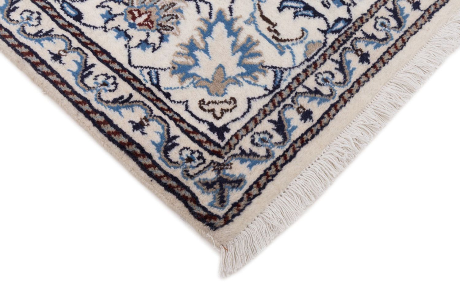 Perský koberec - Nain - 292 x 192 cm - krémová