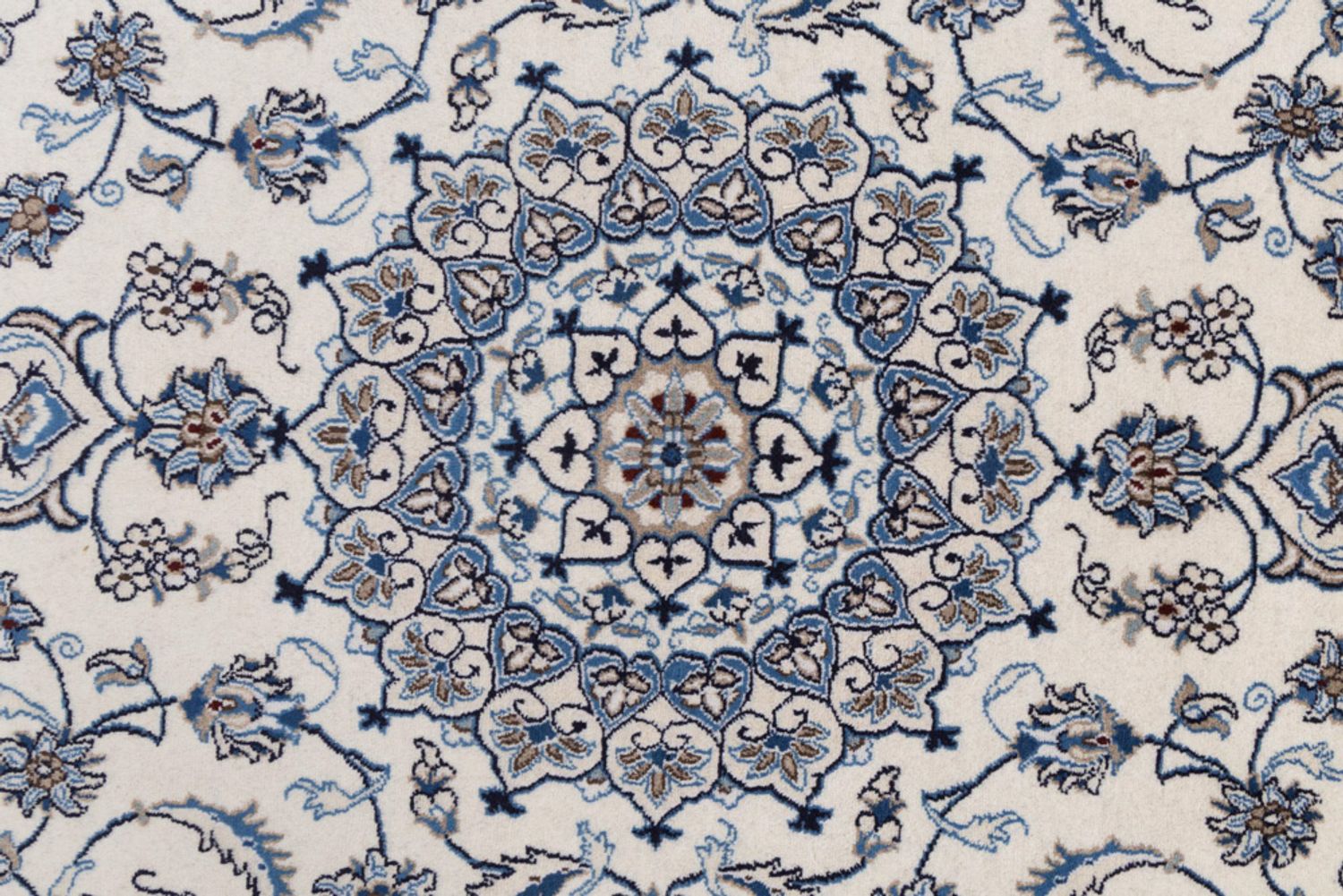 Perský koberec - Nain - 292 x 192 cm - krémová