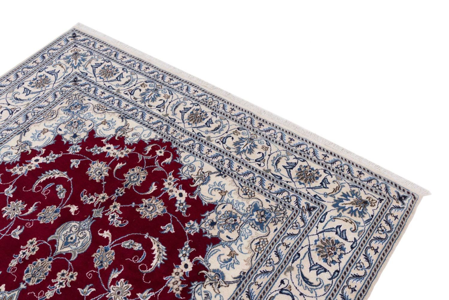 Perský koberec - Nain - 293 x 198 cm - červená