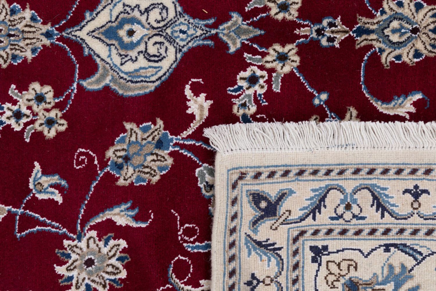 Perský koberec - Nain - 293 x 198 cm - červená