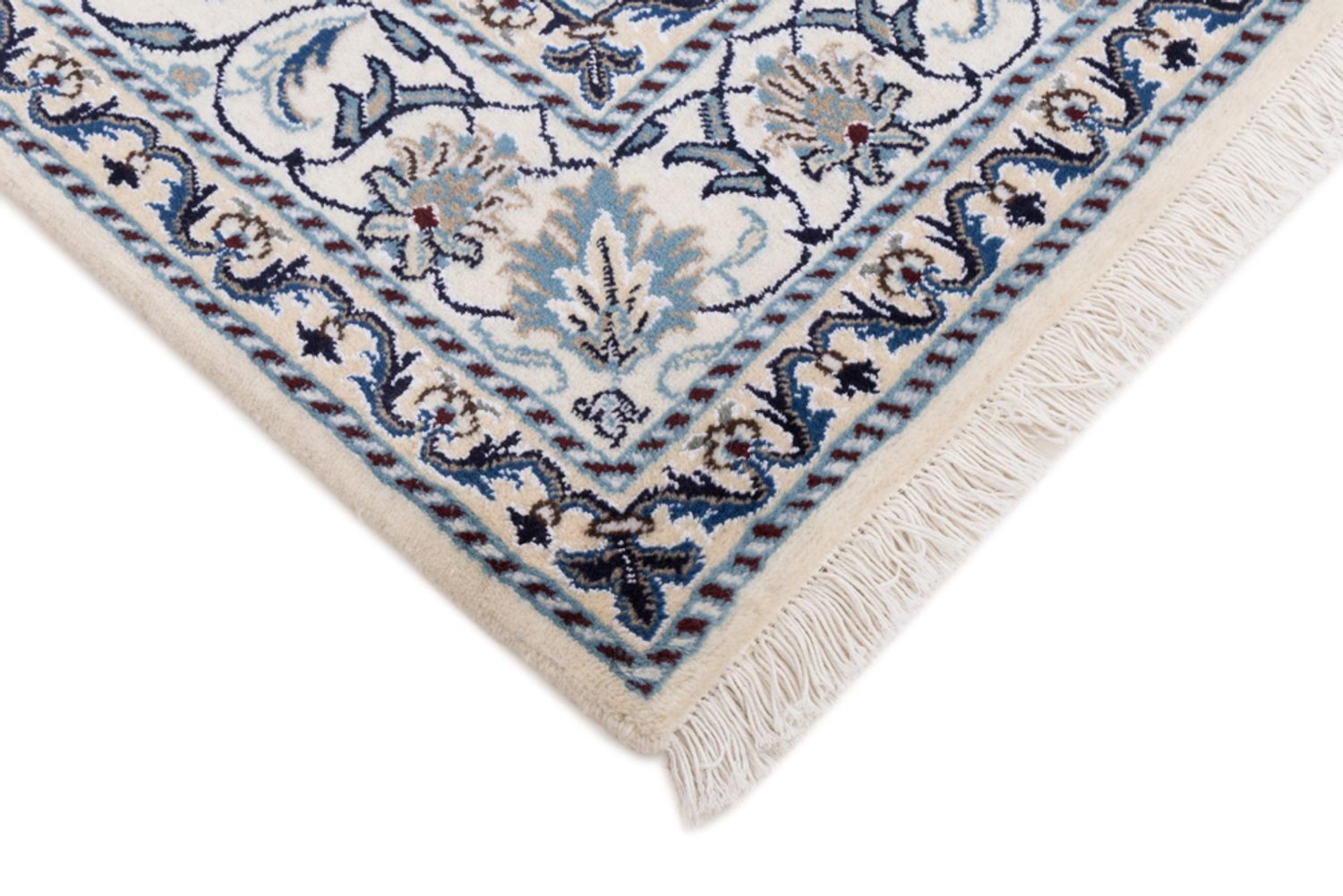 Perský koberec - Nain - 200 x 148 cm - tmavě modrá