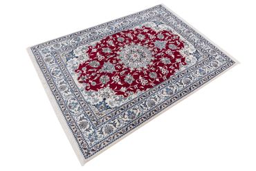 Alfombra persa - Nain - 202 x 148 cm - rojo