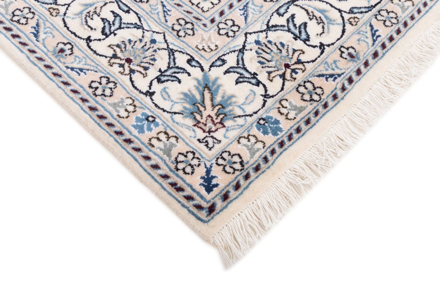 Alfombra persa - Nain - 204 x 146 cm - verde