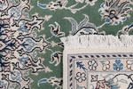 Alfombra persa - Nain - 204 x 146 cm - verde