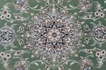 Alfombra persa - Nain - 204 x 146 cm - verde