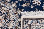 Alfombra persa - Nain - 197 x 145 cm - azul oscuro