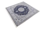 Perský koberec - Nain čtvercový  - 196 x 192 cm - tmavě modrá