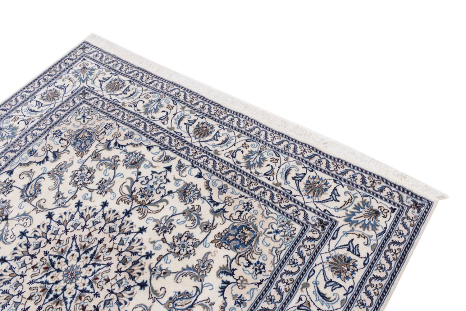 Alfombra persa - Nain cuadrado  - 197 x 197 cm - crema