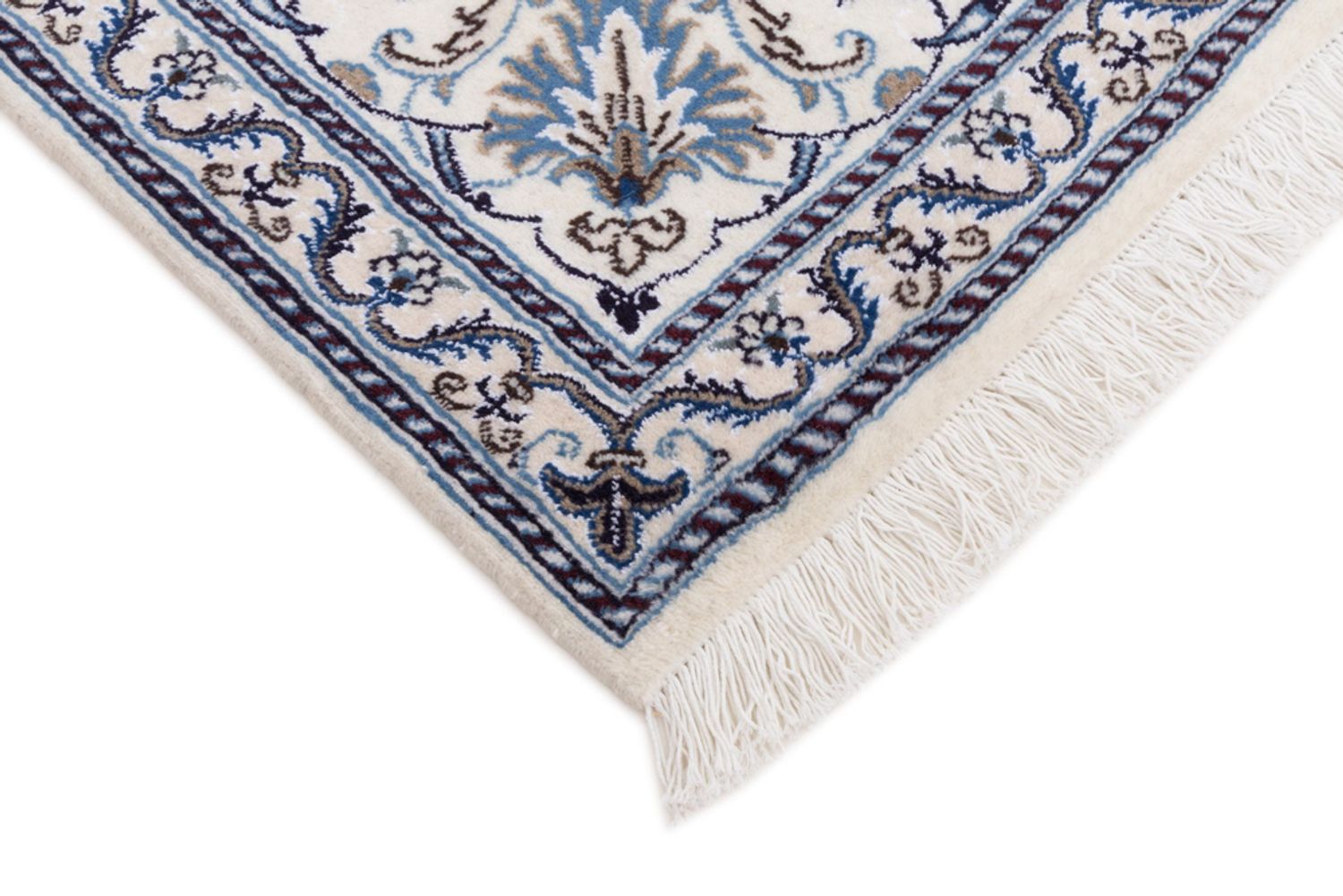 Alfombra persa - Nain cuadrado  - 197 x 197 cm - crema